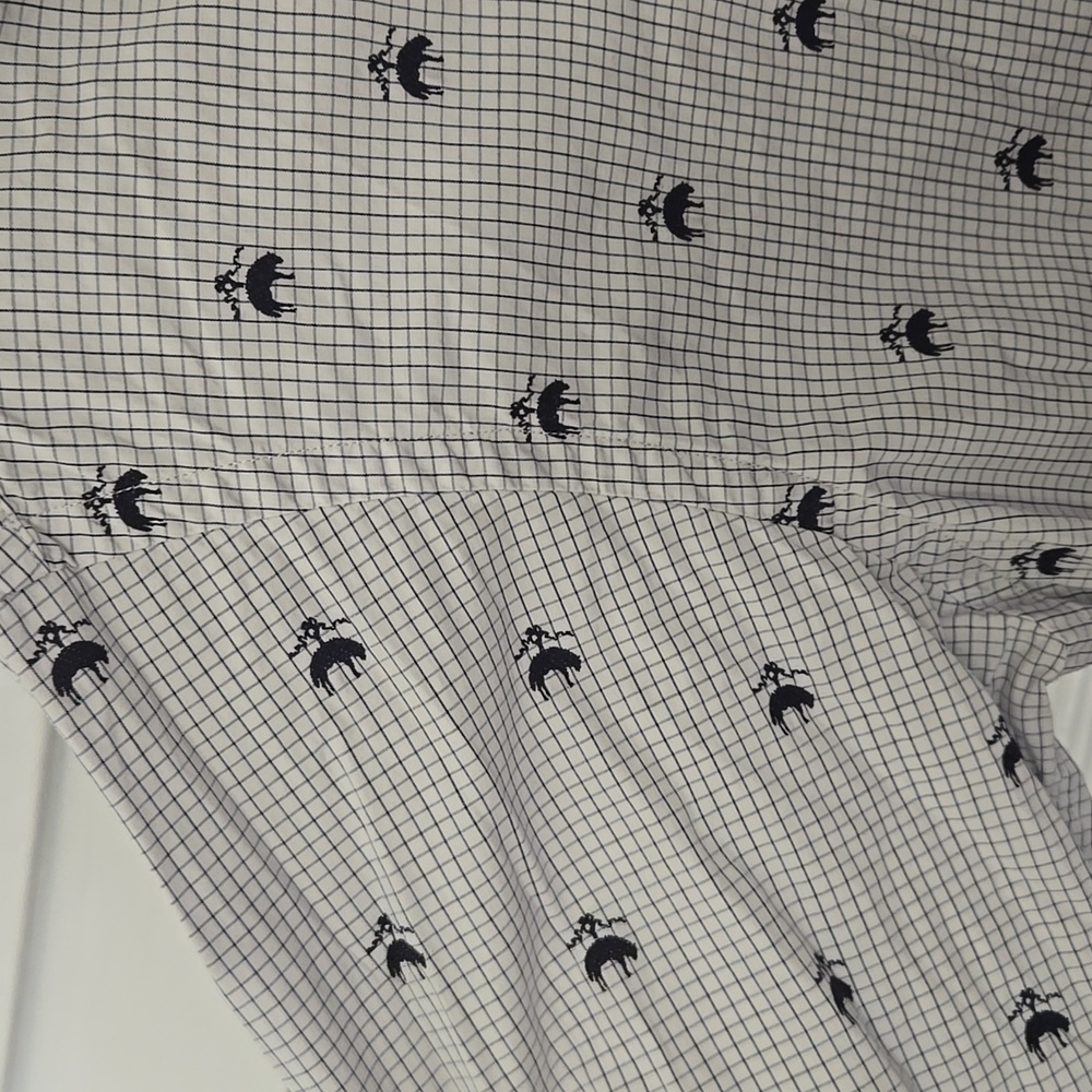 Brooks Brothers White Patterned Shirt - Picture 3 of 10